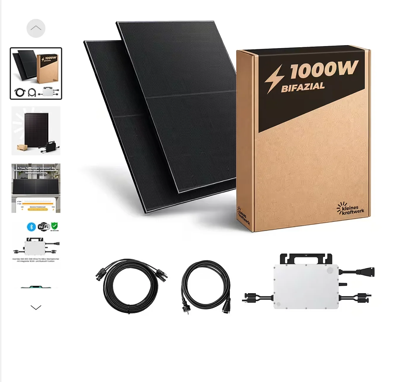 Kleines Kraftwerk 1000W Full Black