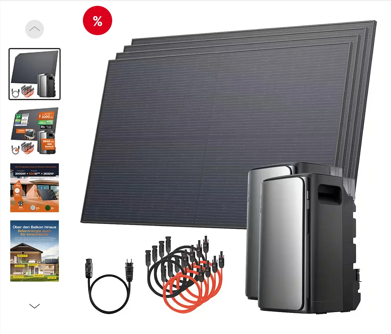 Solarway All-in-One 2000Wp + 3,8 kWh EcoFlow